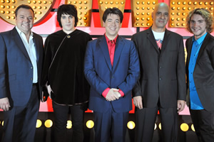 Michael McIntyre's Comedy Roadshow. Image shows from L to R: Hal Cruttenden, Noel