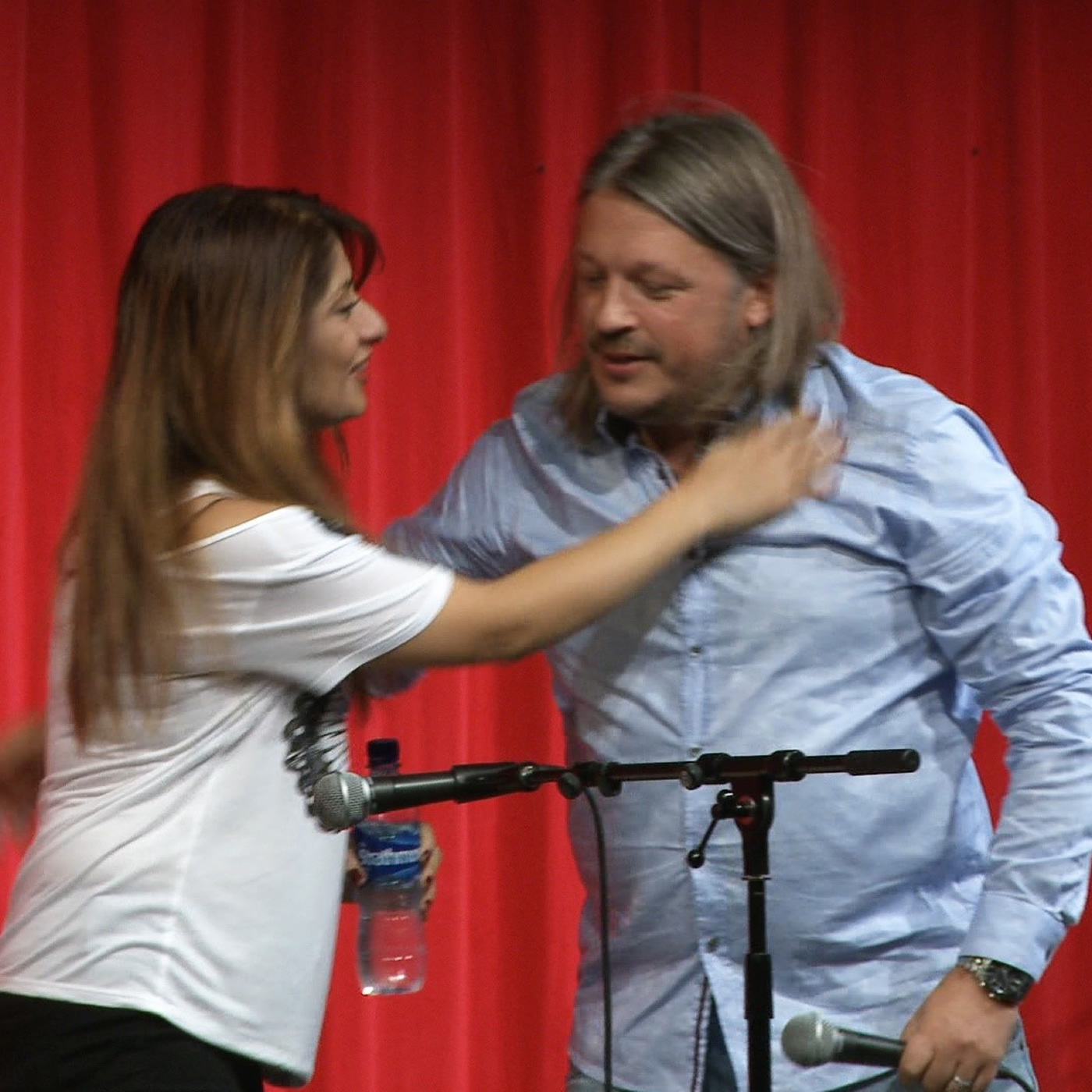 Rhlstp 26 Shappi Khorsandi Rhlstp With Richard Herring British