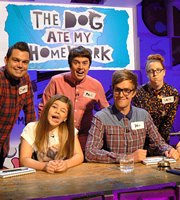 which comedian hosted the bbc panel show the dog ate my homework