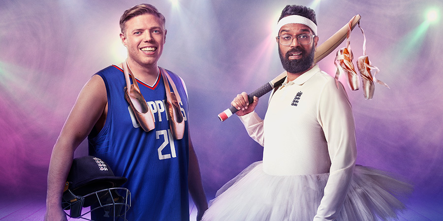 Rob And Romesh Vs. Image shows from L to R: Rob Beckett, Romesh Ranganathan. Copyright: CPL Productions.